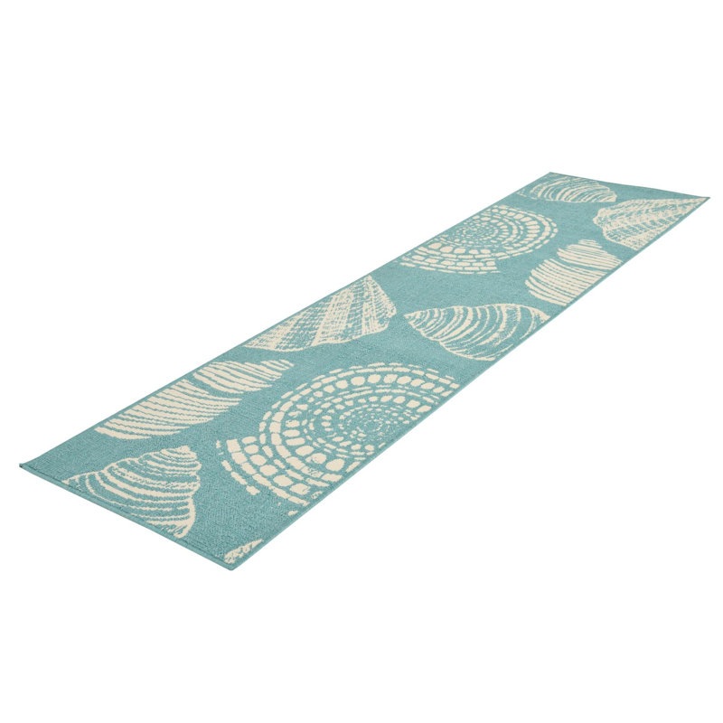 Geo Indoor / Outdoor Rug, Runner 2' x 8'