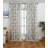 Peacock Print Pinch Pleated Panel W/Back tabs Curtains (Set of 2)-1351414480