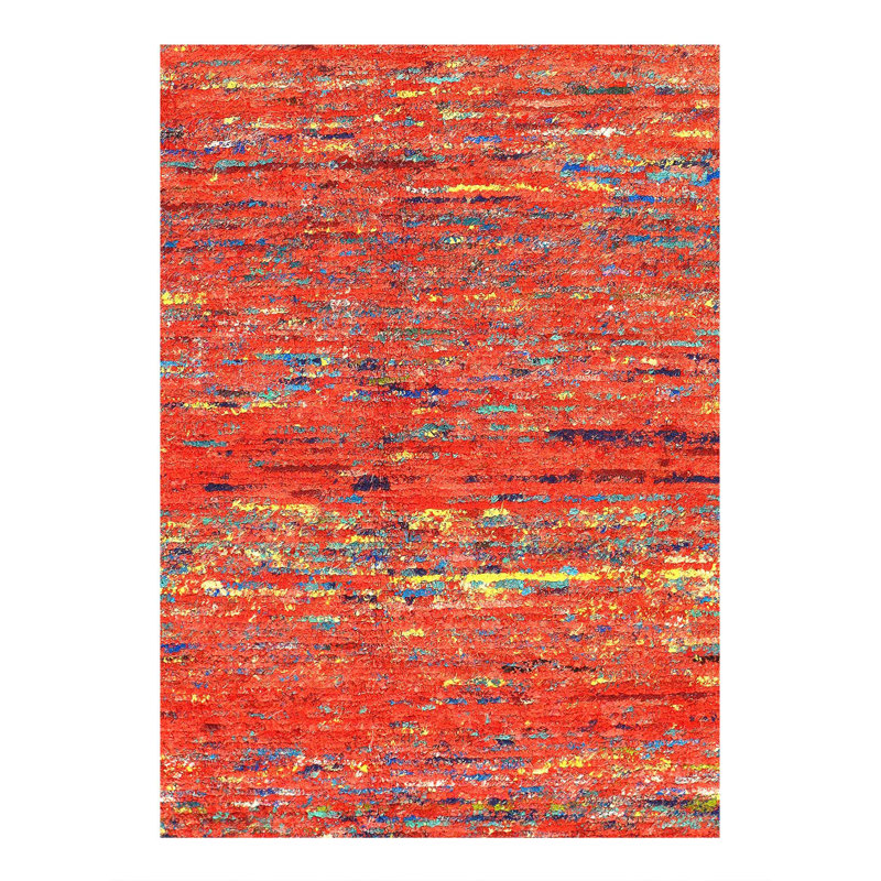 Flonard Area Rug in Red