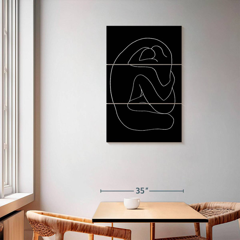 Leisha Inseparables, 57" H x 36" W