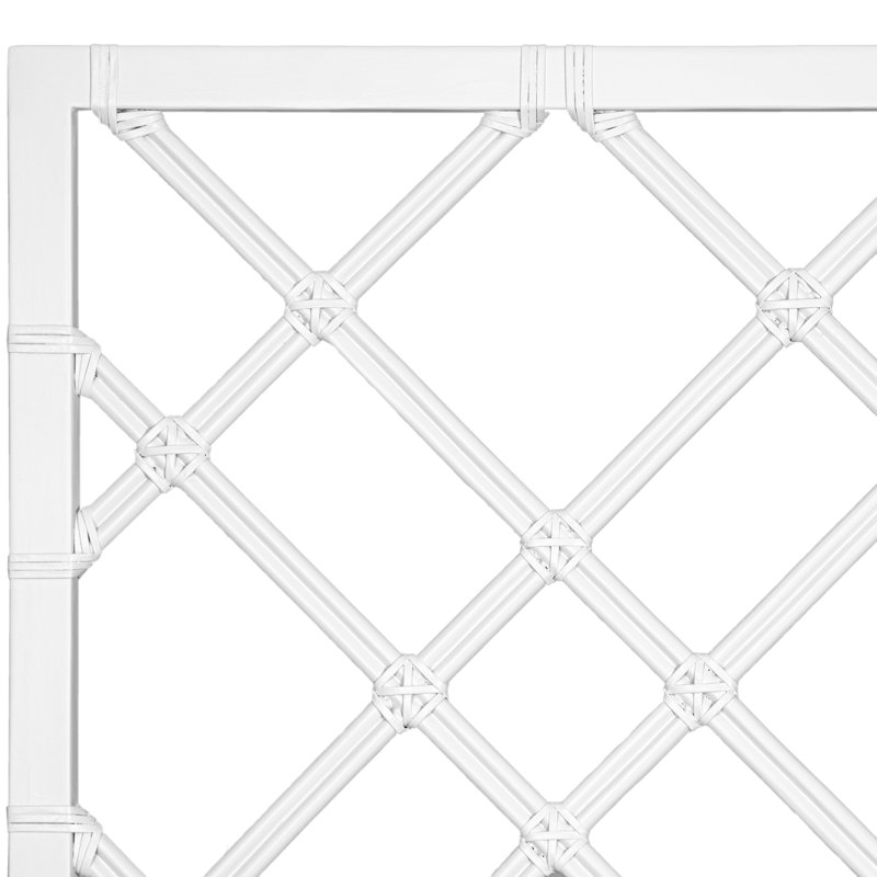Darien Open-Frame Headboard, Twin, White
