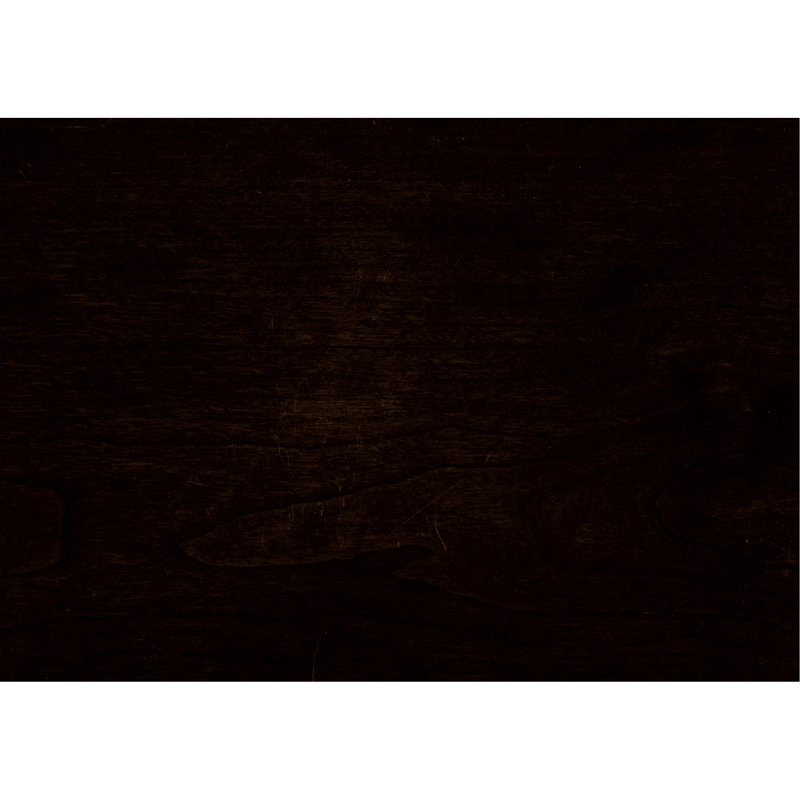 Mango Veneer Dining Table, Dark Cherry Finish, Separate Extension Leaf, 6 Piece Wood Table With Color