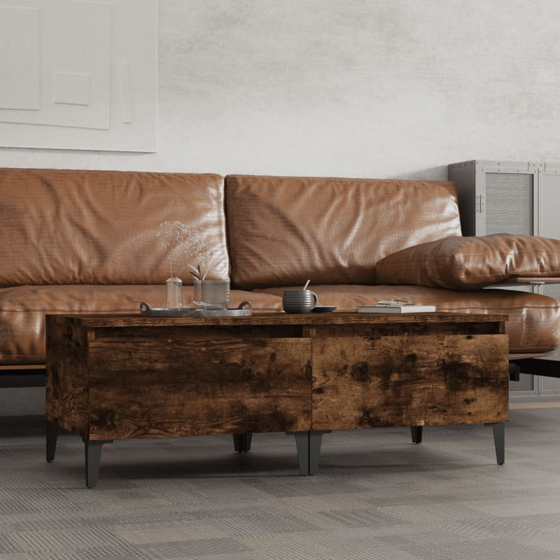 Leefke Side Table, Smoked Oak