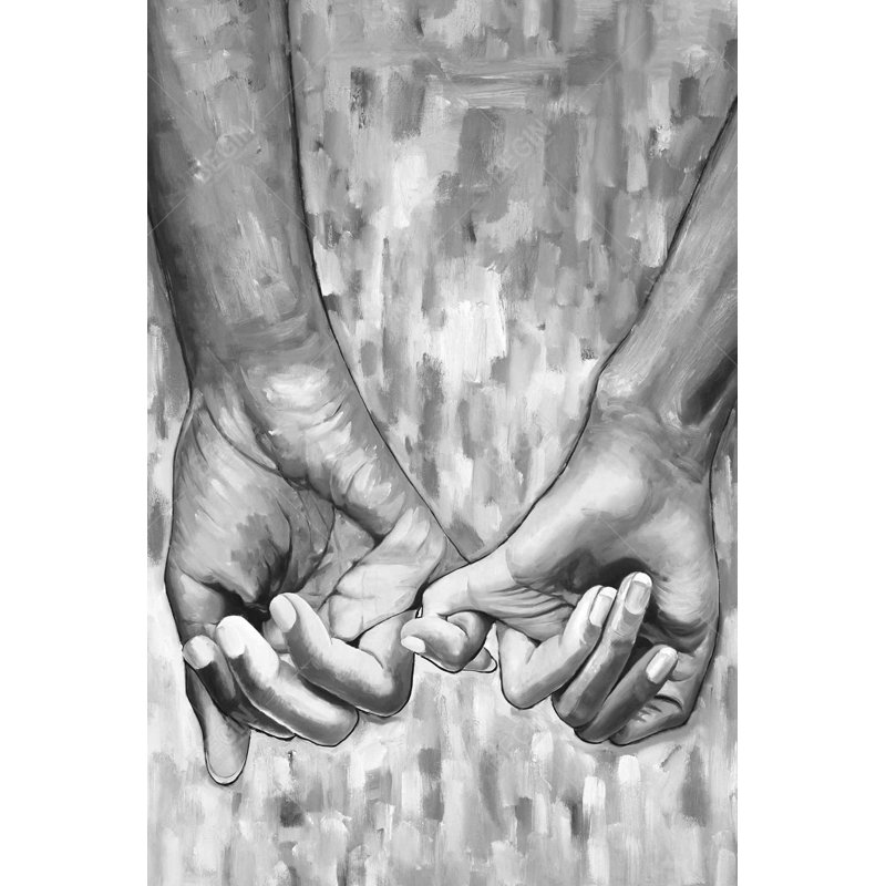 "Connecté" sur toile, H 36 po x l 24 po