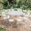 Table 11 pièces pliable en demi-table-111836000-111836002