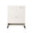 Particleboard Shoe Cabinet With Ample Storage For Home - White Functional Living Room Cubic Space