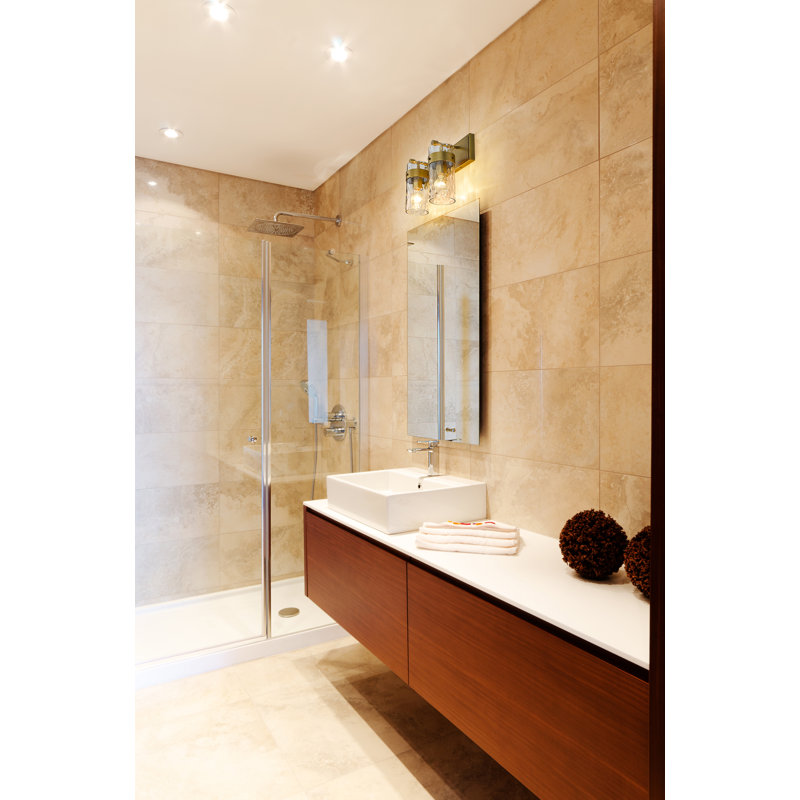 Aultman 2 - Light Dimmable Vanity Light, Rubbed Brass
