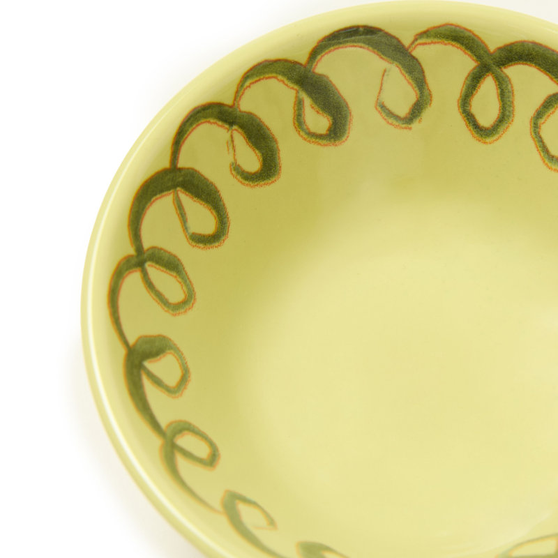 Amalfi Berry Bowl - Pink - 4.5", Lime