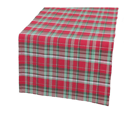Holiday Tartan Christmas Table Runner
