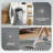 Machine Washable Area Rugs for Living Room Non Slip Abstract Modern Low Pile Rainbow Carpet-1296167717