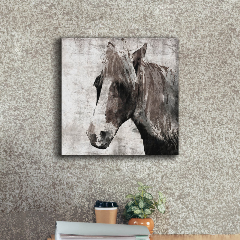 " Equestrian " by Irena Orlov, 18" H x 18" W x 0.75" D