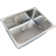 Lavendaria Series Dual Mount Stainless Steel Laundry Sink with Deep Basin in Soft Satin Finish