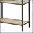 Antique Oak And Sandy Grey 4-Tier Bookcase,  For Stylish Storage And Display In Any Room-1153875376