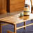 Creative Mosaic design solid wood coffee table