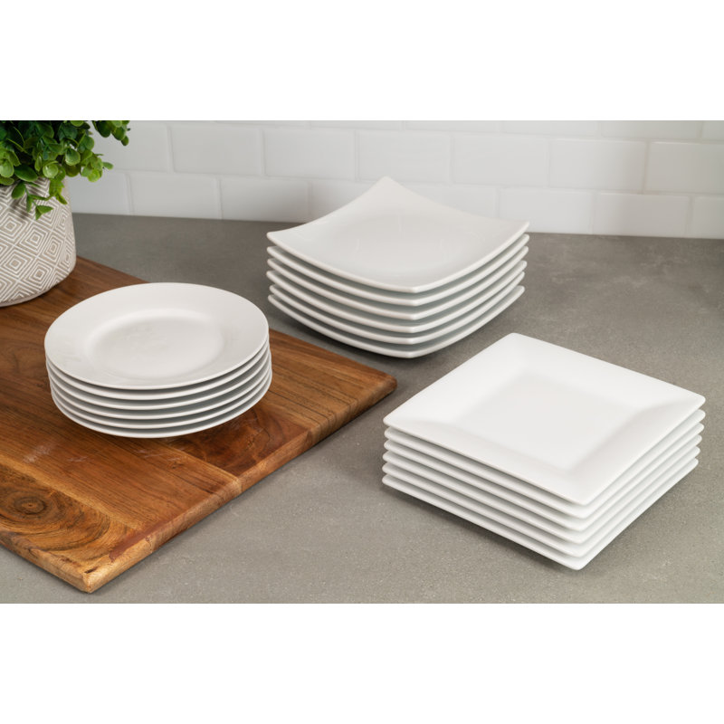 Jaion 6'' Ceramic Square Appetizer Plate