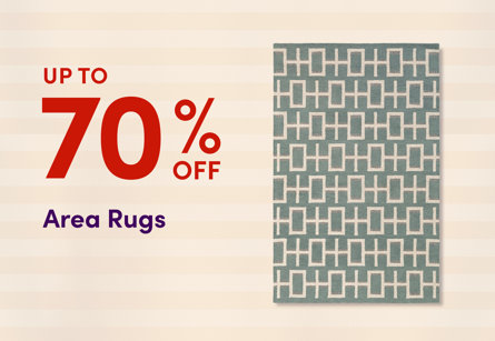 Up to 70% off Area Rugs