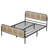 Ceira Rattan Bed Frame With Headboard, Boho Bed Frame Platform-307239776