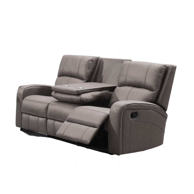 Champlin 3 Seater Reclining Sofa, Taupe
