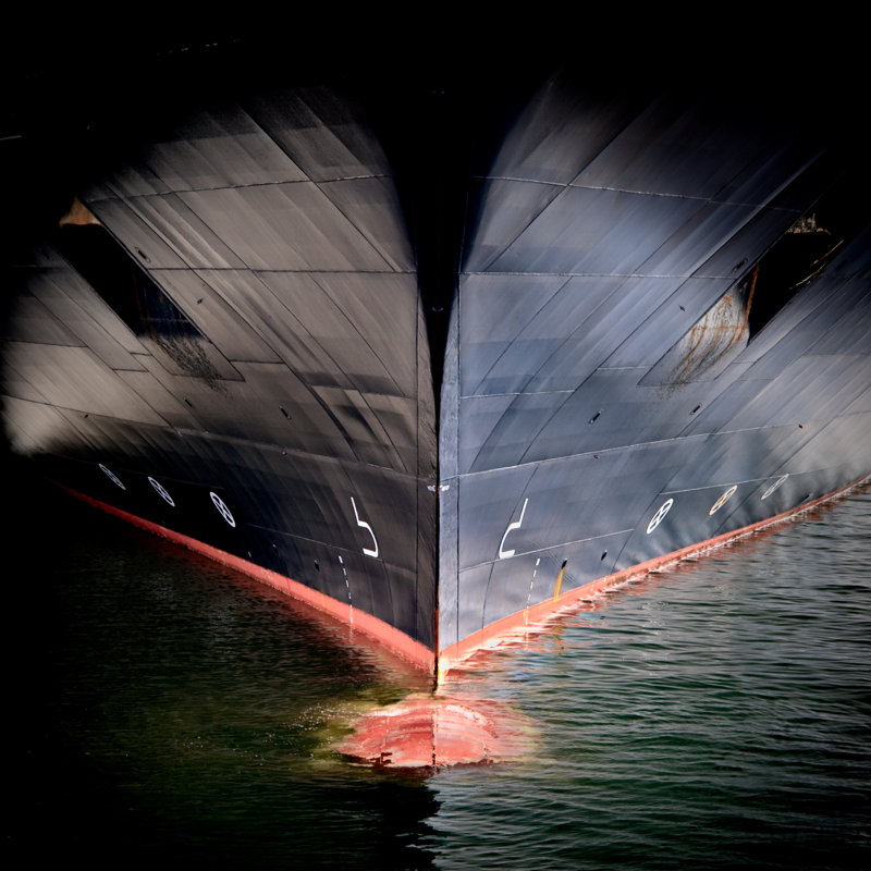 Bow Of A Large Ship - Wrapped Canvas Print, 122cm H x 122cm W x 3.8cm D