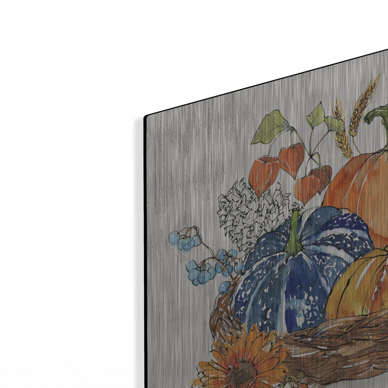 Fall Sweet Fall 1' by Anne Tavoletti Metal Wall Art, 12" H x 16" W