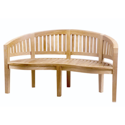 Wunder Solid Wood Teak Outdoor Bench