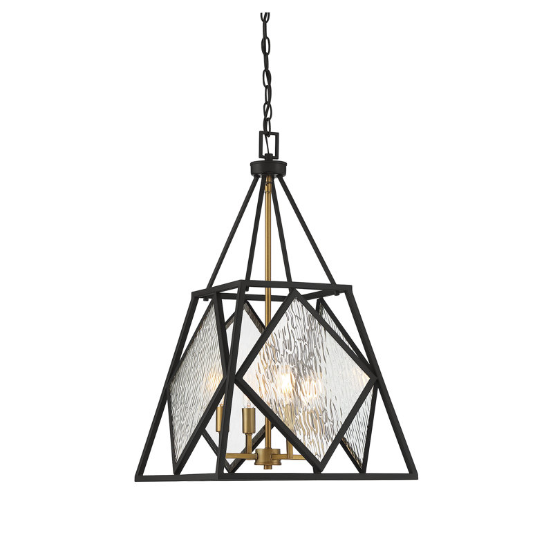 Lustre géométrique à 4 lumières Harrsion
