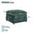 Drago 29'' W Square Upholstered Modern Ottoman-1961306183