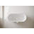 Rouidate 65'' x 28.3'' Freestanding Soaking Acrylic Bathtub-108229765