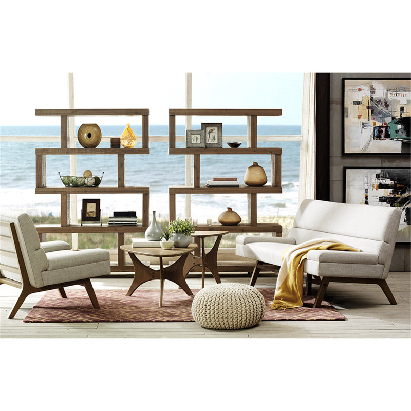 Triangle Wood Side Table