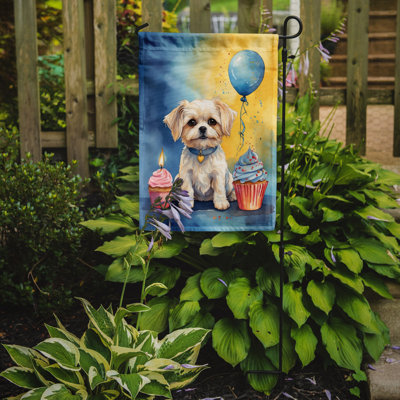 Drapeau de jardin «Happy Birthday»