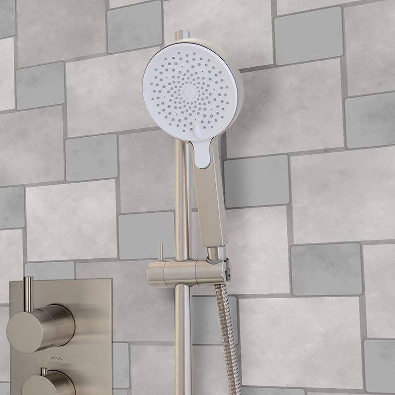 Cigno 0260 Abs Hand Held Shower Head, Brushed Nickel
