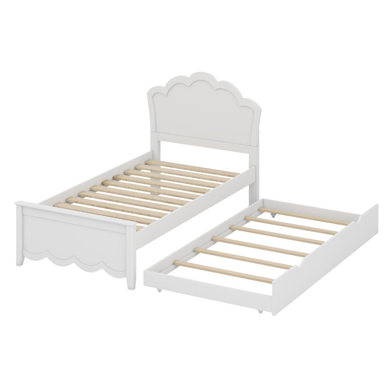 Wood Platform Bed With Headboard