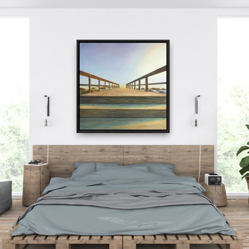"Passerelle" sur toile, H 36 po x l 36 po