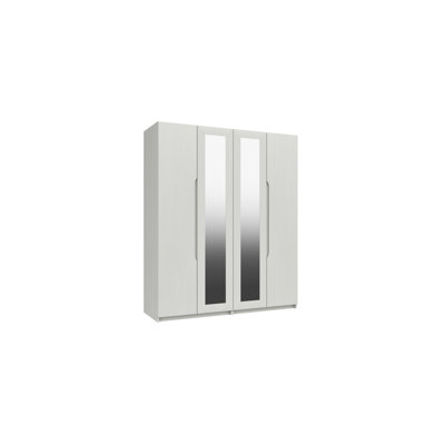 Alianys 4 Door Manufactured Wood Wardrobe