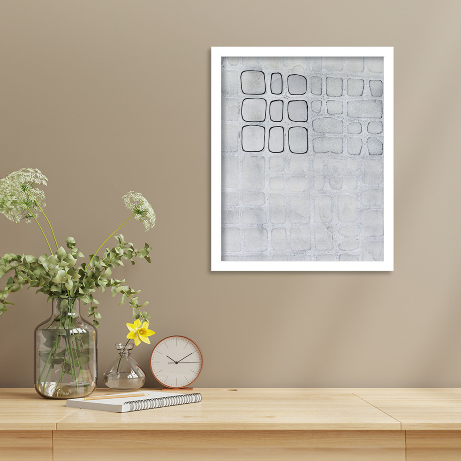 Lumen Colour I Print by Vanna Lam, White, 17" H x 14" W