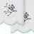  100% Turkish Cotton TERESA Scallop 2PC Embellished Bath Towel Set-50594644-50569258