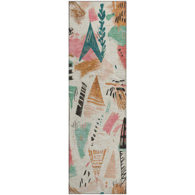 Premium Machine Washable Harjo AMF1573 Modern Rug