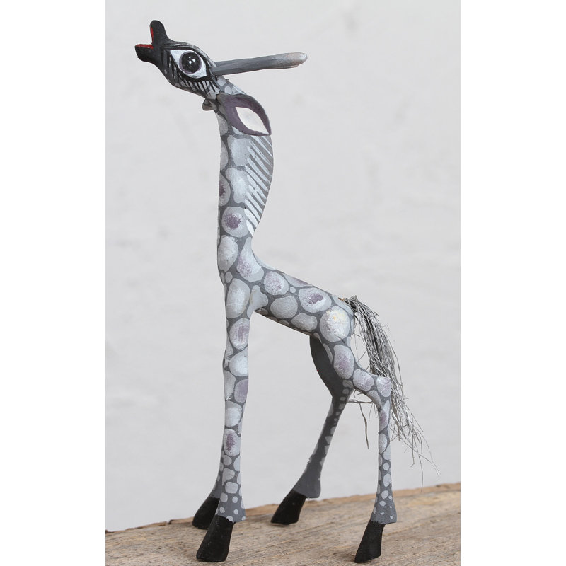 Figurine alebrije en bois perley giraffe