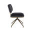 Virtu Swivel Dining Chair - Bravo Black