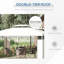 Abri de jardin à double toit avec abri de jardin-113632943-113632944