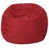 Microfibre / microsuède rouge