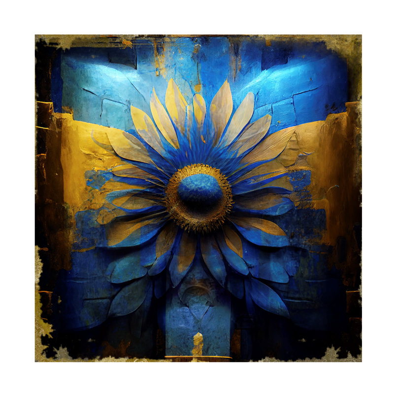Art sur toile Sasha Sun God I, H 14 po x l 14 po