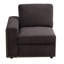 Canapé modulaire en flanelle 3 places Leshanda-122743902