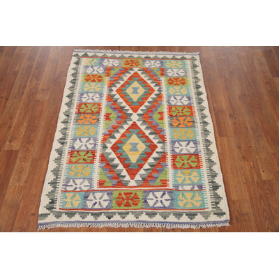 Multolor Kilim Oriental Foyer Rug 3x4