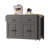 Extendable Kitchen Island With Rolling Wheels, Spice Rack, 2 Drawers, And 4 Door Cabinet, Grey | Gift Idea-122441340