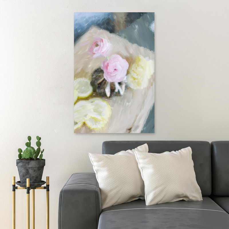 Pink Rose 13 - 1 Piece Rectangle Graphic Art Print On Wrapped Canvas, 14" H x 11" W