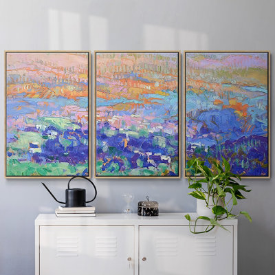 «Meet Me And The Edge Of Dreams», reproduction sur toile 3 pièces