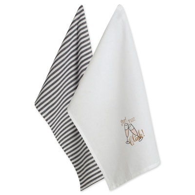 Edge Pop Fink Clink! Ensemble de linge à vaisselle imprimé 2 pièces