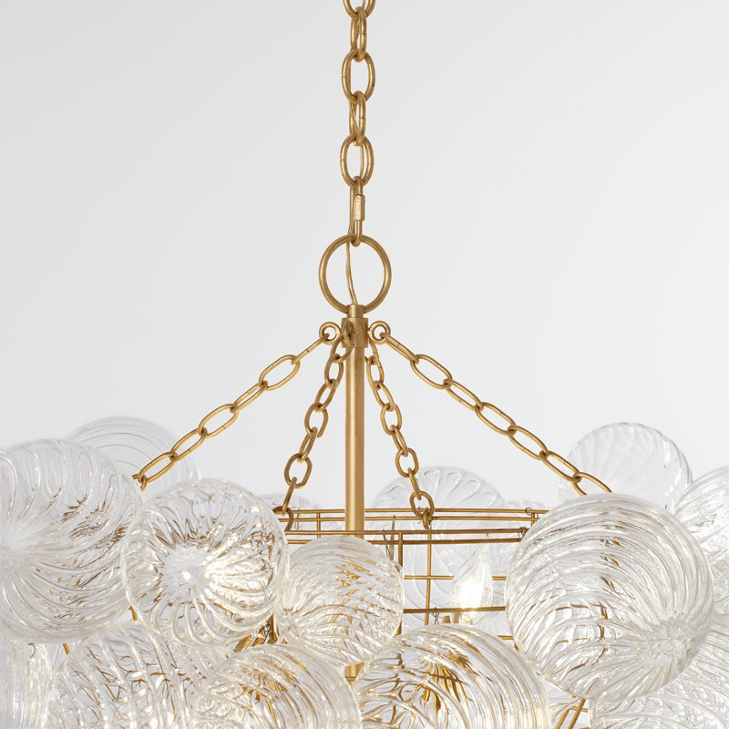 Talia 8 - Light Chandelier, Gild