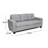 Three-Seater Sofa With Wood Legs
